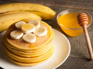 بان كيك مع الموز