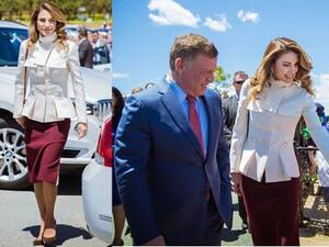 تتميز الملكة رانيا بإطلالاتها الراقية والأنيقة