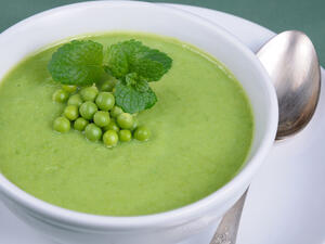 شوربة البازيلاء 