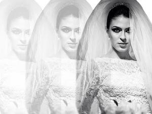 الطرحة لا تقل أهمية عن فستان الزفاف بل هي تضفي ألقاً ورونقاُ خاصاً 