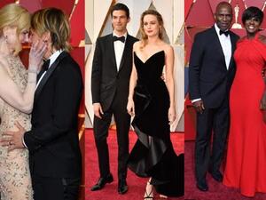 أجمل صور الثنائيات على السجادة الحمراء في حفل الأوسكار 2017