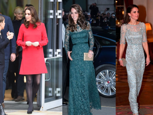 تألقت كيت ميدلتون بأزياء خطفت فيها الأنظار في مناسبات مختلفة خلال العام 