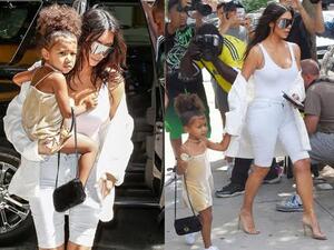 ابنة كيم كاردشيان تتألق بحقيبة من"فندي" بآلاف الدولارات 