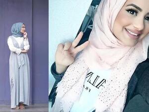 10 لفات حجاب لأيام العيد من المدونة ربى زاي