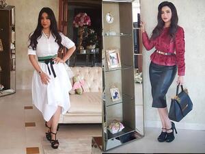 الإعلامية السعودية لجين عمران غاية في الرشاقة والأناقة بالكاجوال