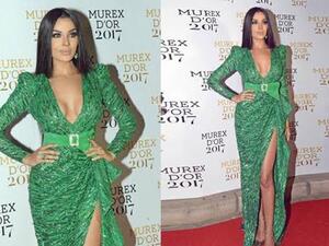 إطلالة نادين نسيب نجيم في حفل الموريكس دور 2017