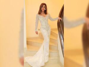 تألقت نجوى كرم خلال الحفل بإطلالة ملائكية