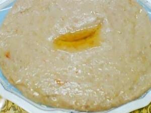 الهريس باللحم على الطريقة القطرية