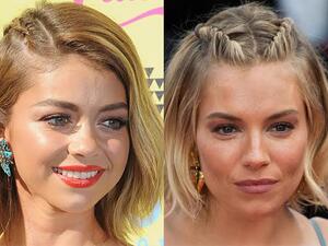 تسريحات ضفائر تناسب الشعر القصير