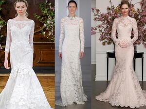 فساتين زفاف 2017 بموديلات محتشمة