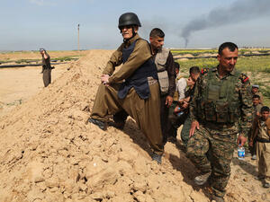 Earlier Monday, the Iraqi army launched an operation to capture military bases and oil fields in Kirkuk (AFP/File)