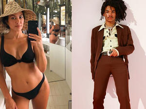 Kourtney's new romance comes just weeks after she split from her toyboy lover Younes Bendjima (Source: kourtneykardash - lukasabbat - Instagram)