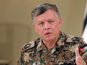 Jordan's King Abdullah II discusses the response to militancy in Iraq and Syria. (AFP/Yousef Allan)