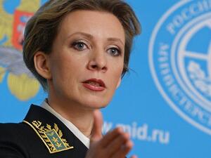 Russian Foreign Ministry Spokeswoman Zakharova. (Twitter)