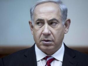 Israeli Prime Minister Benjamin Netanyahu heads the weekly cabinet meeting at his office in Jerusalem. (AFP/File)