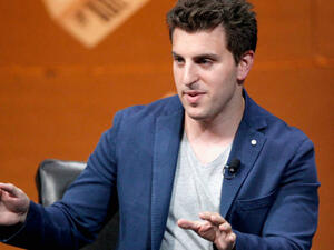 Airbnb Co-Founder and CEO Brian Chesky speaks onstage during 'Generation Next'. (AFP/File) 