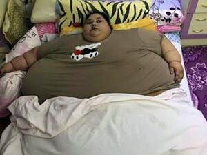 Eman Ahmed, 36, believed to be the world's heaviest woman, was unable to move for the past 25 years. (Twitter)