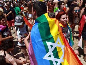 Israeli branding experts, such as the founding head of Brand Israel Ido Aharoni, cynically assume that LGBT people, rather than interested in politics, are a-political people looking for an environment branded as “gay-friendly,” in which they can consume and relax. (AFP/File)