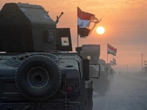 Pro-government Iraqi forces south of Hawijah, on 10 October 2016 prepare to retake Mosul. (AFP/File)