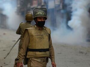 Kashmir residents clash with police in 2014. (AFP/File)