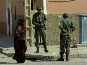 Morroco police patrol in the streets of El Aaiun. (AFP/Samuel Aranda) Morroco police patrol in the streets of El Aaiun. (AFP/Samuel Aranda)