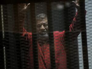 Morsi and the other defendants are accused of leaking national security documents and information related to national security to Qatar during Morsi’s presidency. (Twitter)