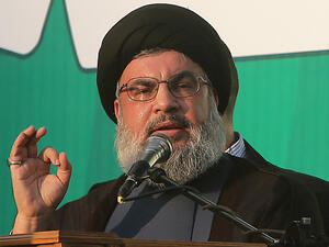 Lebanon's Hezbollah chief Hassan Nasrallah. (AFP/Joseph Eid)