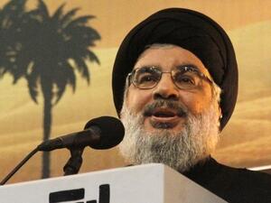 Hezbollah leader Hassan Nasrallah addresses supporters in Beirut, Lebanon, on November 3, 2014. (AFP/File)
