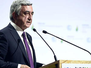 Armenian President Serzh Sargsyan delivers a speech. (AFP/File)