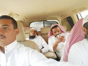 Selfie taken of the four teachers before their fatal accident. (Twitter)