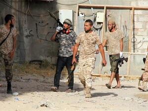 Forces loyal to Libya's UN-backed unity government patrol the city of Sirte during an operation to recapture the city from Daesh militants, June 12, 2016. (AFP/File)