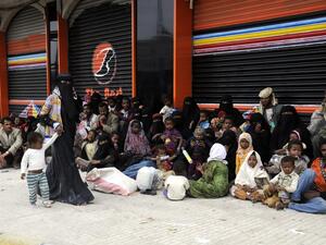 "Tens of thousands of civilians have been forced to flee their homes, some having to pass through mined roads to reach safety in neighboring areas," the UN official said. (Twitter)