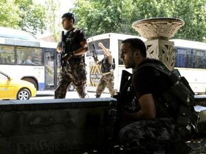 File photo of Turkish police officers operating in Ankara. (AFP/Ilyas Akengin)