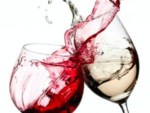 Fine wine glasses make a fine weapon of choice. (thewinecompany.org)