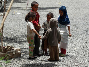 According to UNICEF 178,600 children under 5 were treated for severe acute malnutrition and another 10,000 Yemeni children died from preventable diseases in 2015. (AFP/File) 