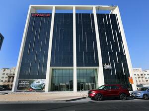 Oracle 'The Edge' building in Dubai. 