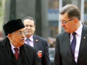 Palestinian President blames Israel for likely collapse of peace talks. 