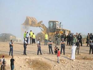 قرية العراقيب العربية في منطقة النقب (جنوب)