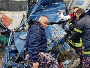 إصابة 3 فلسطينيين بعملية دهس نفذها مستوطن إسرائيلي بشاحنة كبيرة