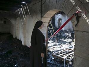 “كنيسة الطابغة” الواقعة على الشاطئ الشمالي لبحيرة طبرية، والتي يعود تاريخ بنائها إلى القرن الرابع الميلادي