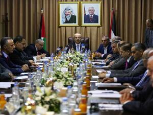 اجتماع للحكومة الفلسطينية في رام الله/ ارشيفية