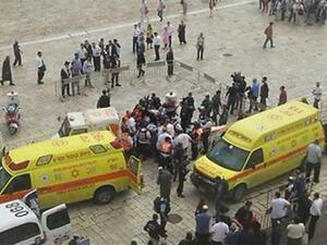 فلسطينية تطعن يهودي في البلدة القديمة في القدس المحتلة