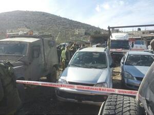  عملية دهس على حاجز حوارة - نابلس