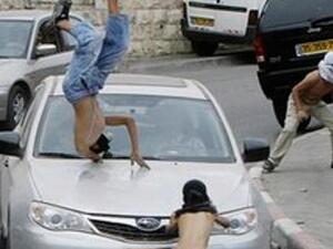 المستوطن لحظة دهس الطفلين