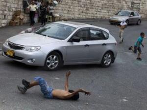 مستوطن يدهس بسيارته طفل فلسطيني في القدس الشرقية/أ.ف.ب/ارشيف