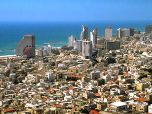 مشهد عام لمدينة تل ابيب