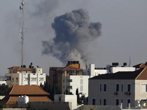 The Gaza-based al-Mezan Center for Human Rights expressed concern earlier this month in response to Israeli airstrikes that Israel could be leading up to a wide-scale military offensive. (AFP/File) 
