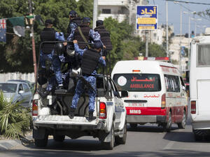 Gazan security forces. (AFP/file)