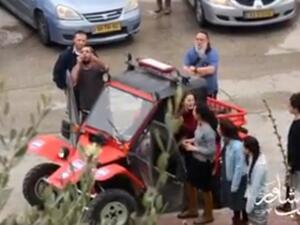 “Where are all the Arabs? They left you and joined us,”  the settlers jeer (screenshot)