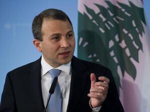 Free Patriotic Movement chief and Foreign Minister Jebran Bassil (AFP/File Photo)